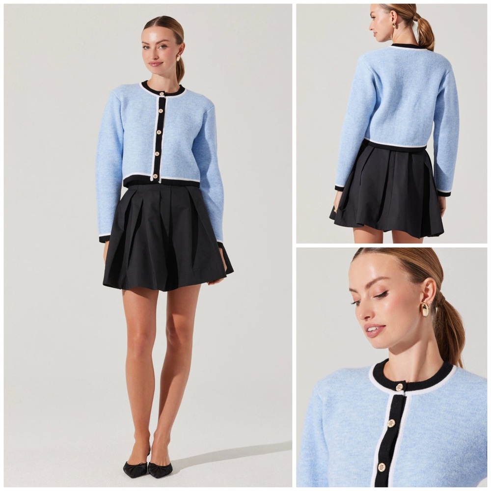 ASTR the Label ~ Hattie Contrast Trim Cardigan